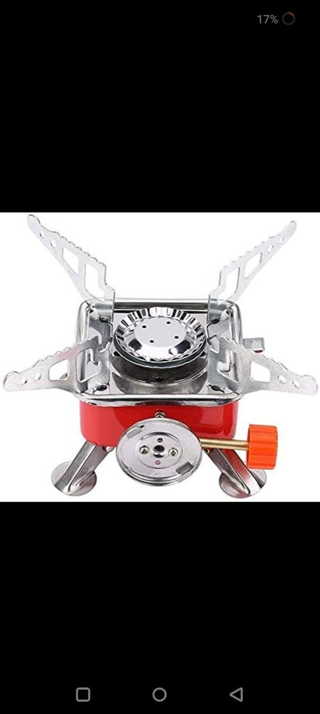 Portable Card Type Gas Stove, Stainless Steel