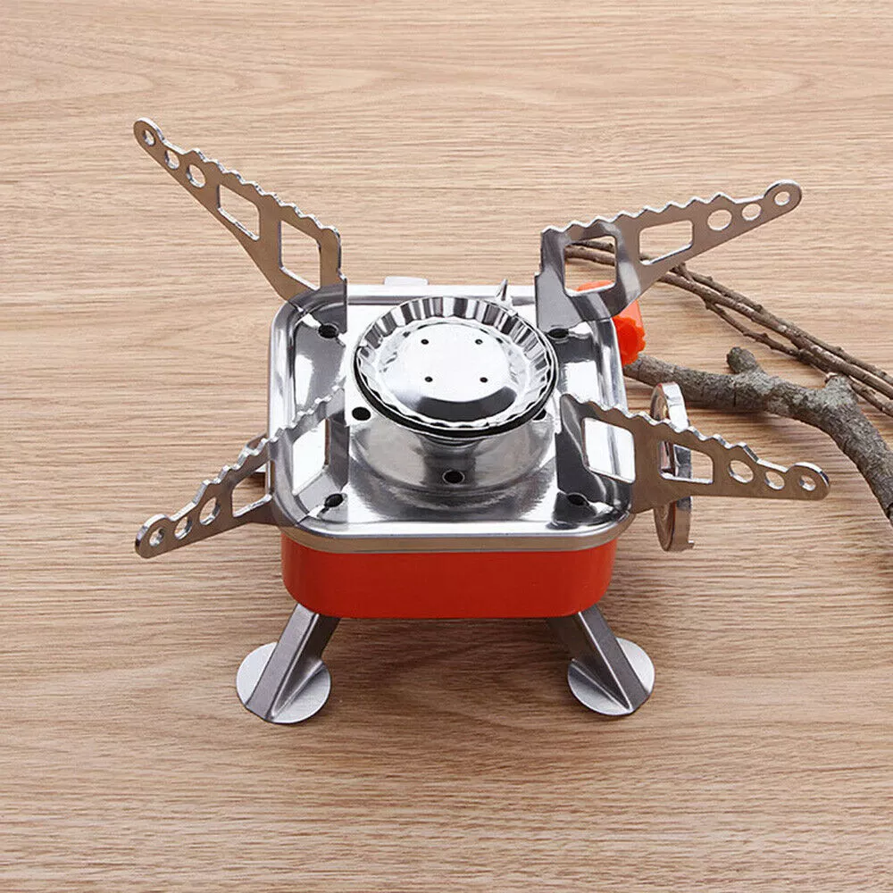 Portable Mini Gas Stove, Stainless Steel