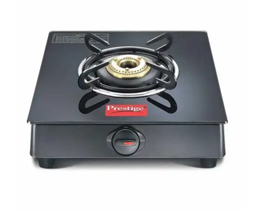 Prestige Single Burner Gas Stove, Glass