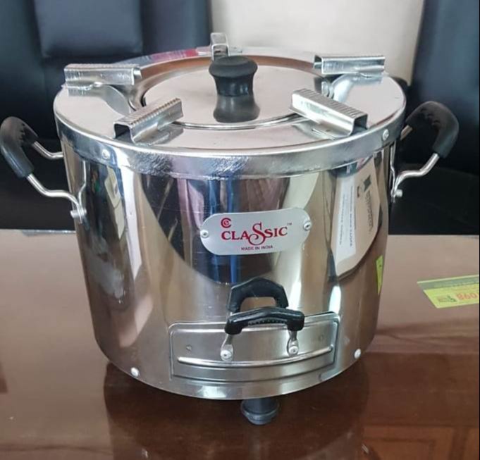 Silver Stainless Steel Charcoal Cooking Low Priced Stove From India, Model Name/Number: Ci - SS - 3900