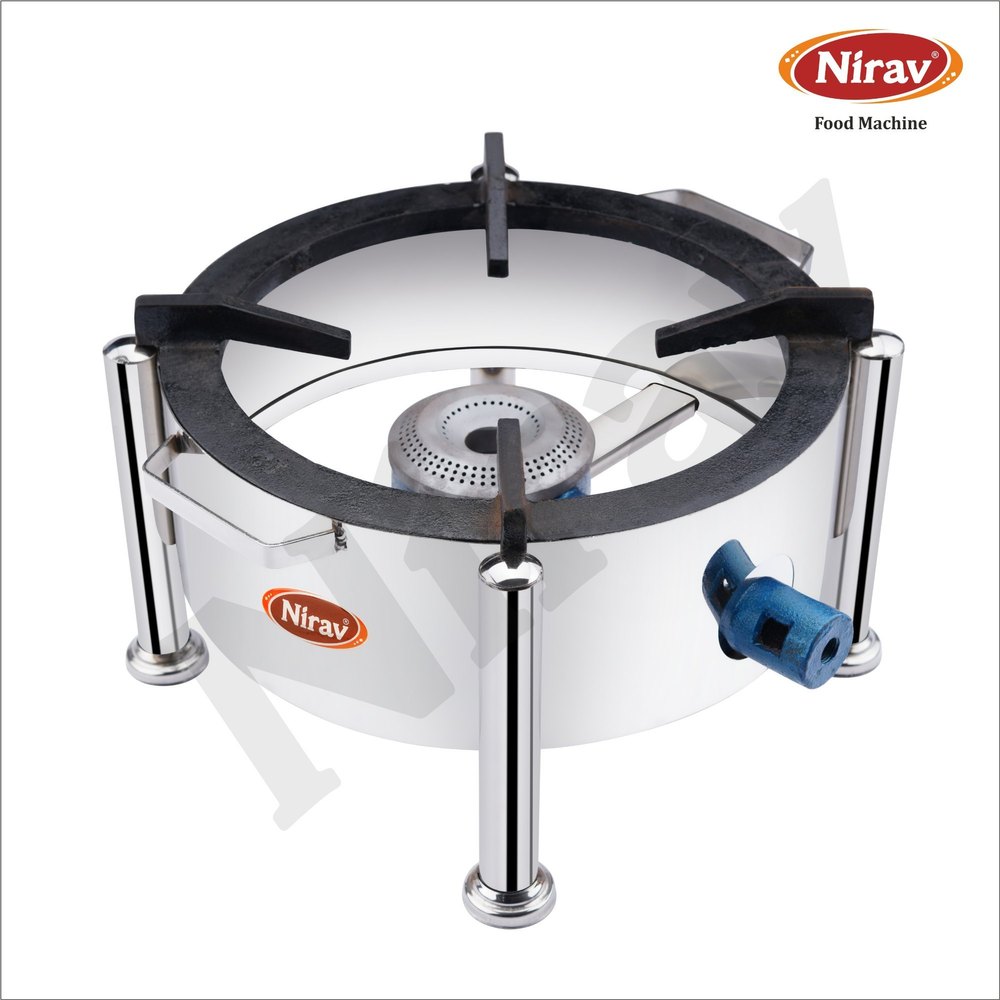 StainleSS Steel SS Round Stove, For Kitchen