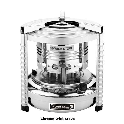 Chrome Wick Stove