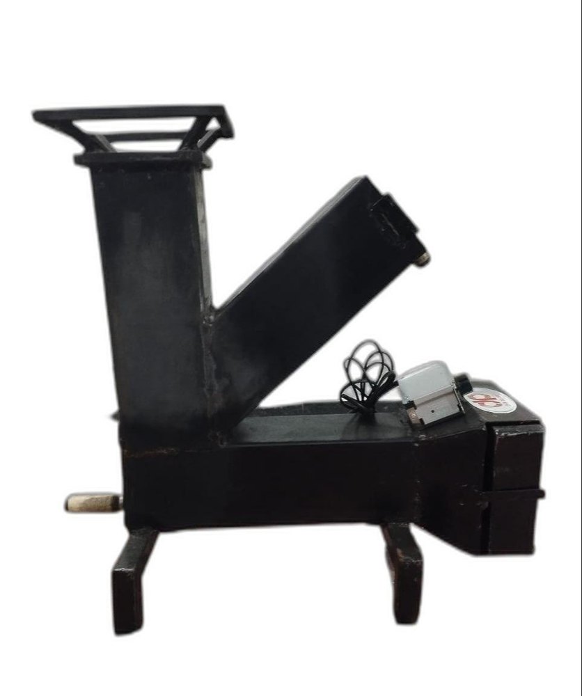 Black Cast Iron Manual Stove, Dimension: 70x50x35cm