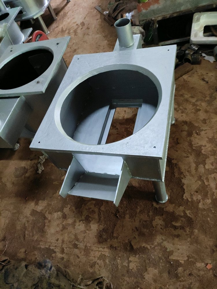 Mild Steel Silver Cast Iron Wood Stove, Size: 22inch Dia