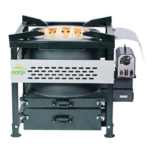 Black Iron Oorja Biomass Pellet Stove, For Cooking