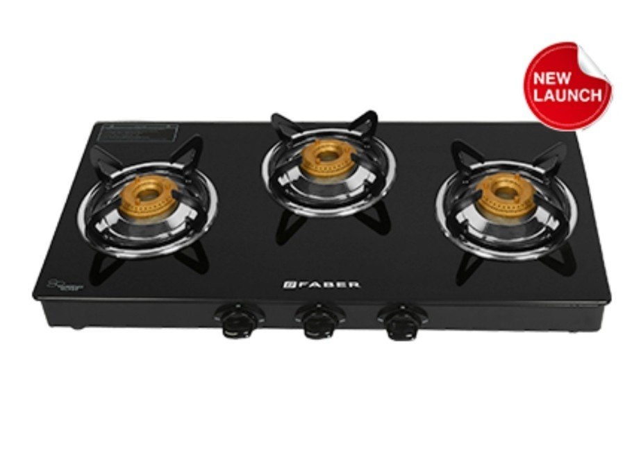 Cooktop Black Power 3BB BK, Size: 690x360x55 mm