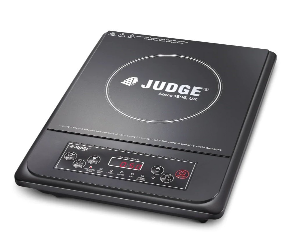 Prestige 1200 Watt Induction Cooktop With Push Button, Black