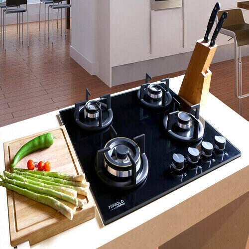 Blowhot Kitchen Hob, Total Gas Rating: 5, Knob Type: SS
