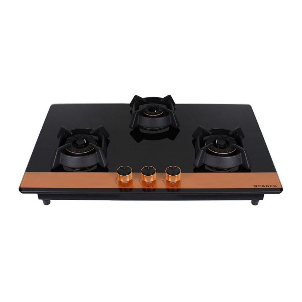 Faber UTOPIA HT 783 BR CI Kitchen Hob, Knob Type: Premium Metal