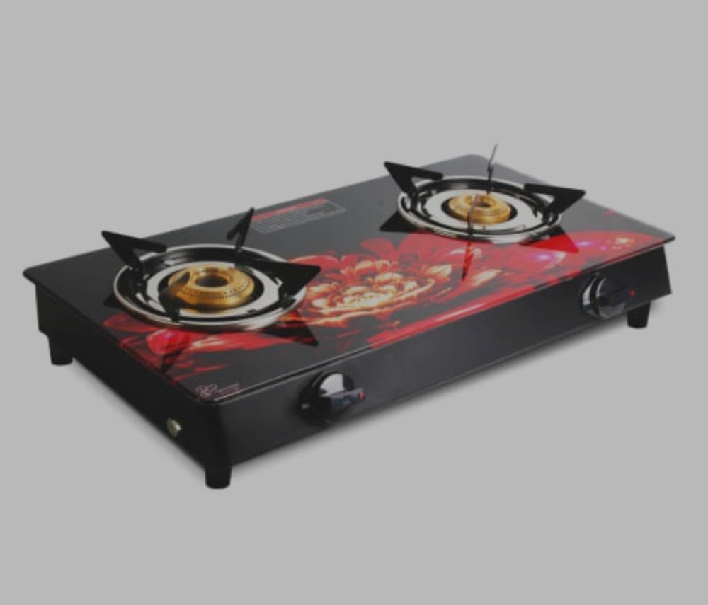 Lpg Glass Stove Mild Steel Kitchen Cooktops, Model Name/Number: Nano, Mini