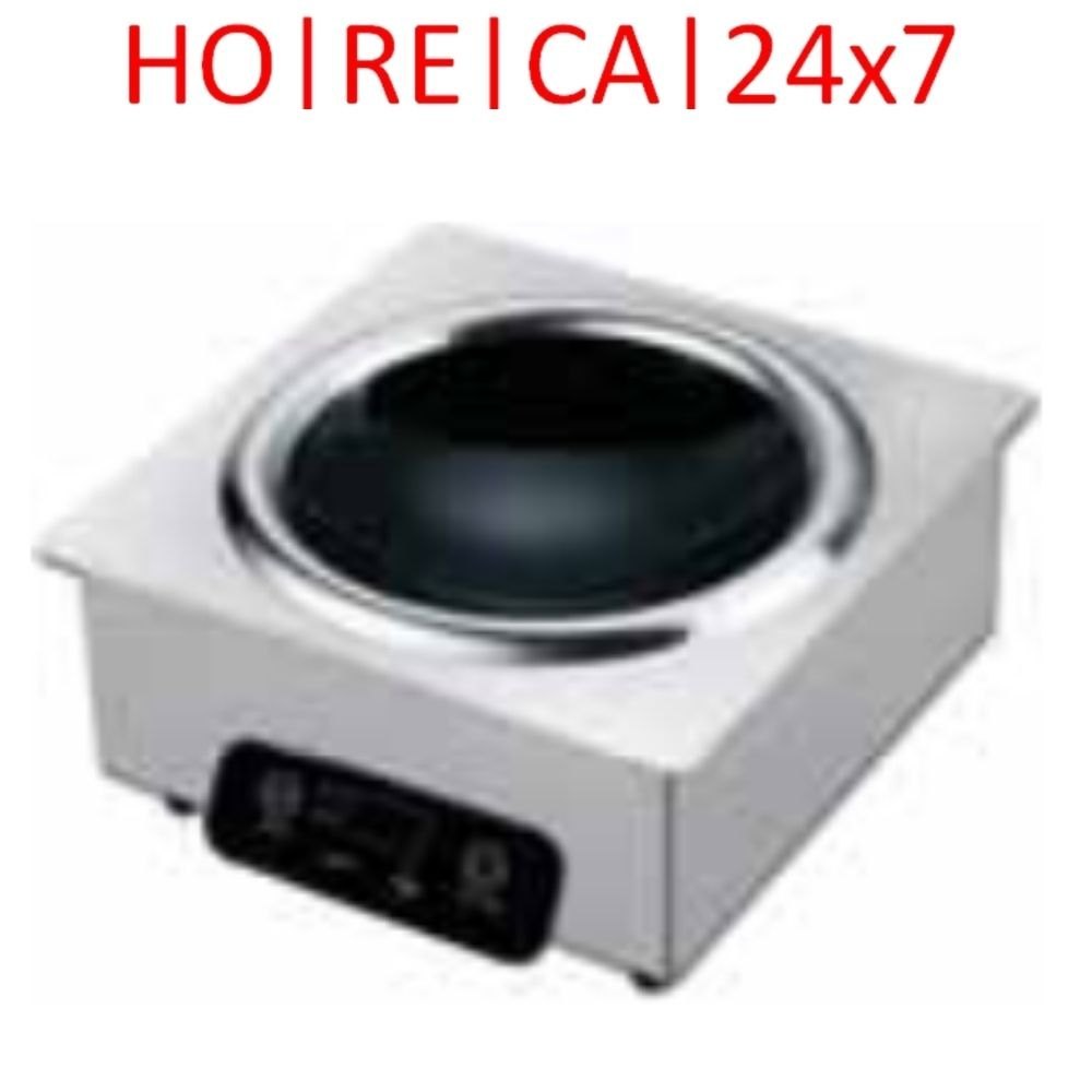 Horeca247 Commercial Built In Induction Wok, 3500 Watt