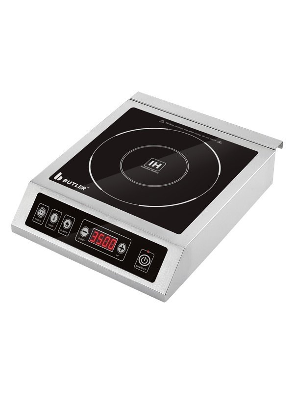 Butler Induction Single Hob Table Top 3 5kw, Touch, Dimension: 425 X 330 X 105mm