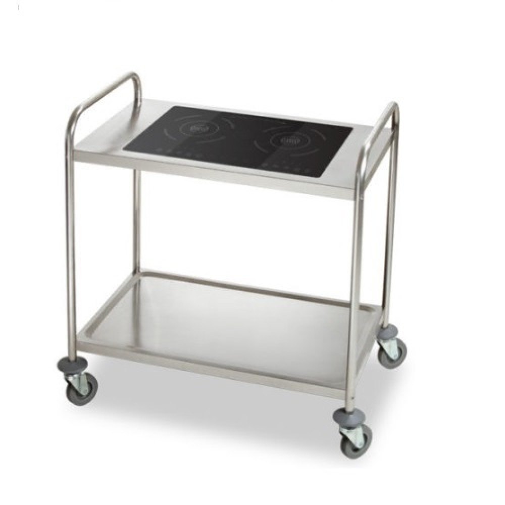 Built In Induction Trolley 2000W 1500W Double Induction, Model Name/Number: CKT-BIT-02