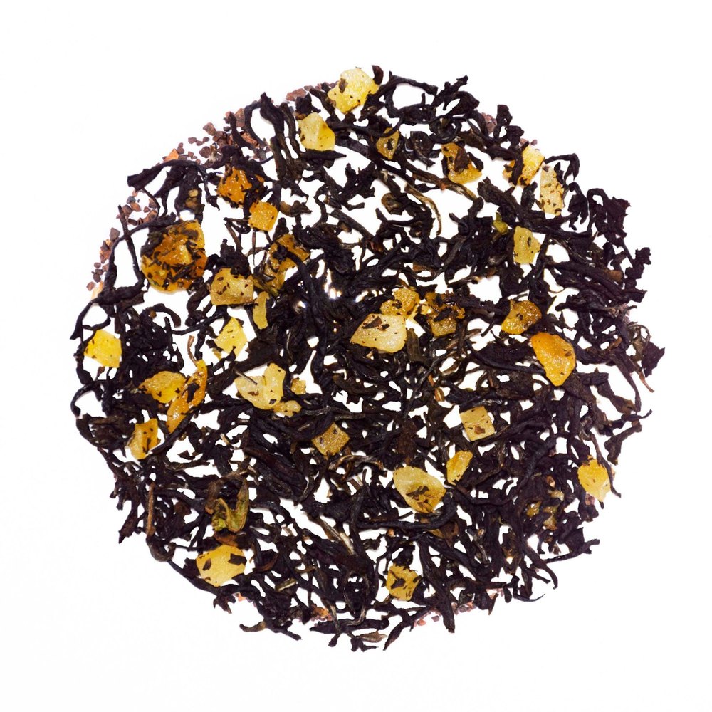 Lemon Mango Black Tea, Leaves