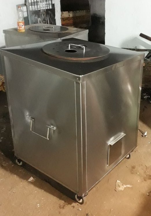 Ss Stainless Steel Tandoor Bhatti, For Restaurant