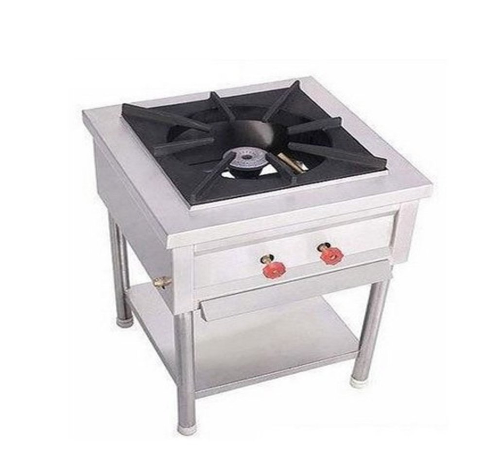 Stainless Steel Single Burner Range, For Commercial Kitchen