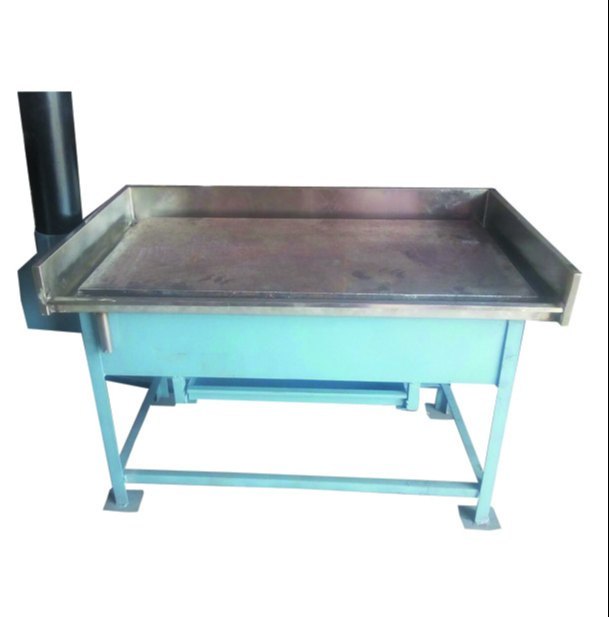 ASV KITCHEN Stainless Steel FIREWOOD DOSA BURNER/PLATE, For Hotel, Size: 48LX24WX32H
