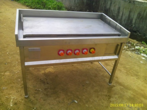 SA Kitche Silver Stainless Steel Dosa Plate