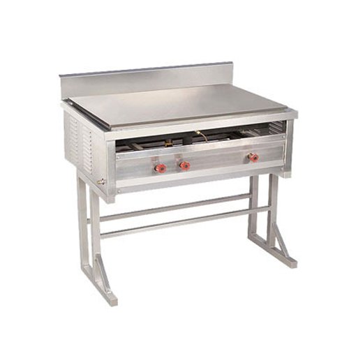 Stainless Steel Gas Dosa And Chapatti Plate, For commercial