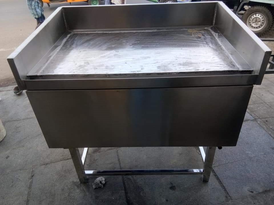 DSB Silver Dosa Plate, For Hotel, Restaurant, Size: 48x30 X36+6inch