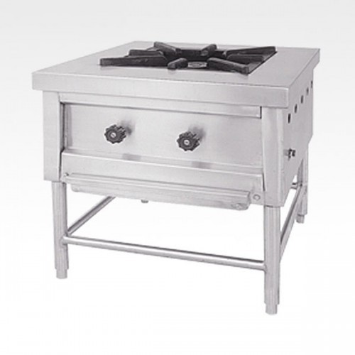 Stainless Steel Single Burner Cooking Range