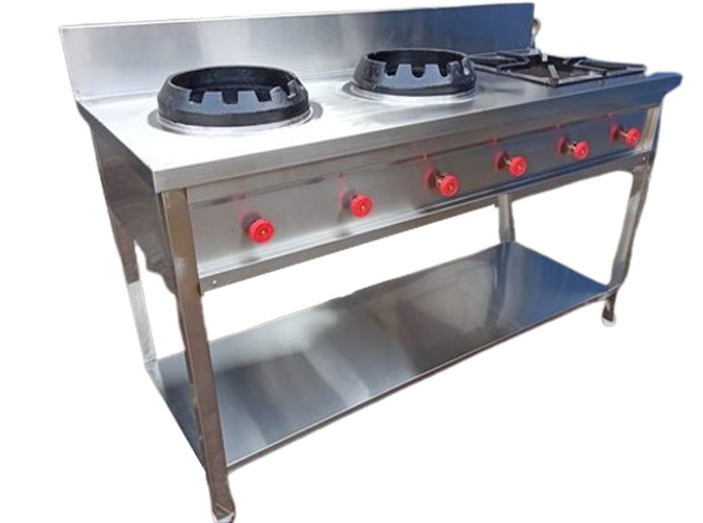 For Restaurant 2 Chinese Cum 1 Indian Burner
