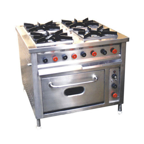 Stainless Steel 4 Burner With Oven