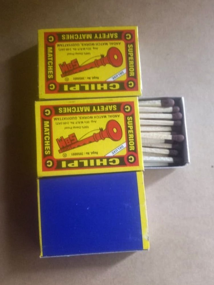3 Piece Pack Chilpi Matches, 25