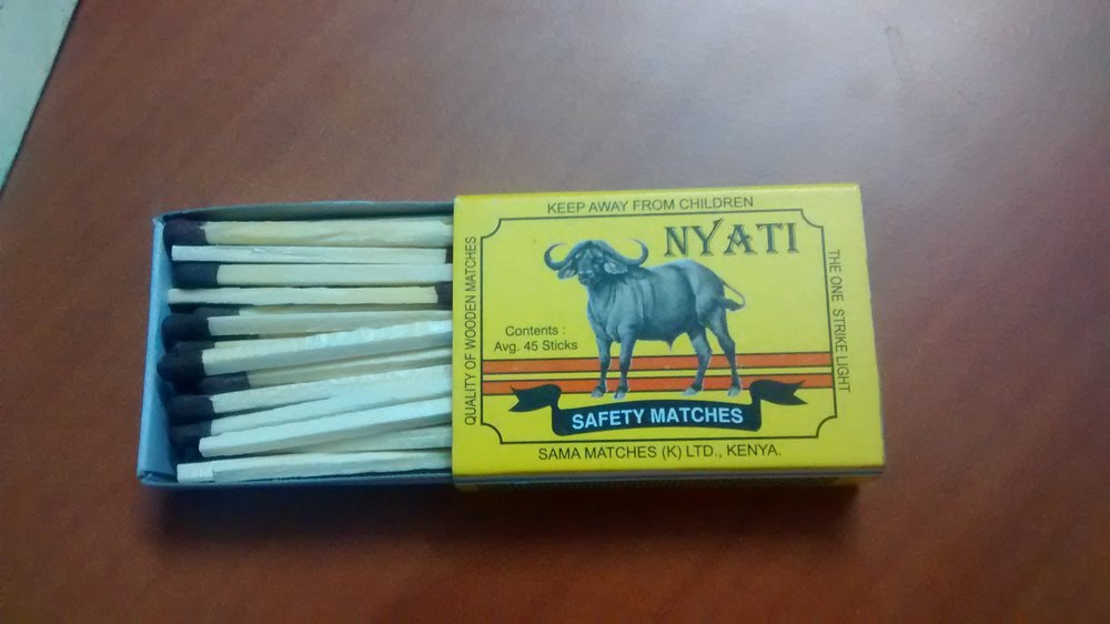 35 Sticks Wood Nyati Special Match Box, Packaging Type: Carton, Size: 46 X 34 X 12 mm