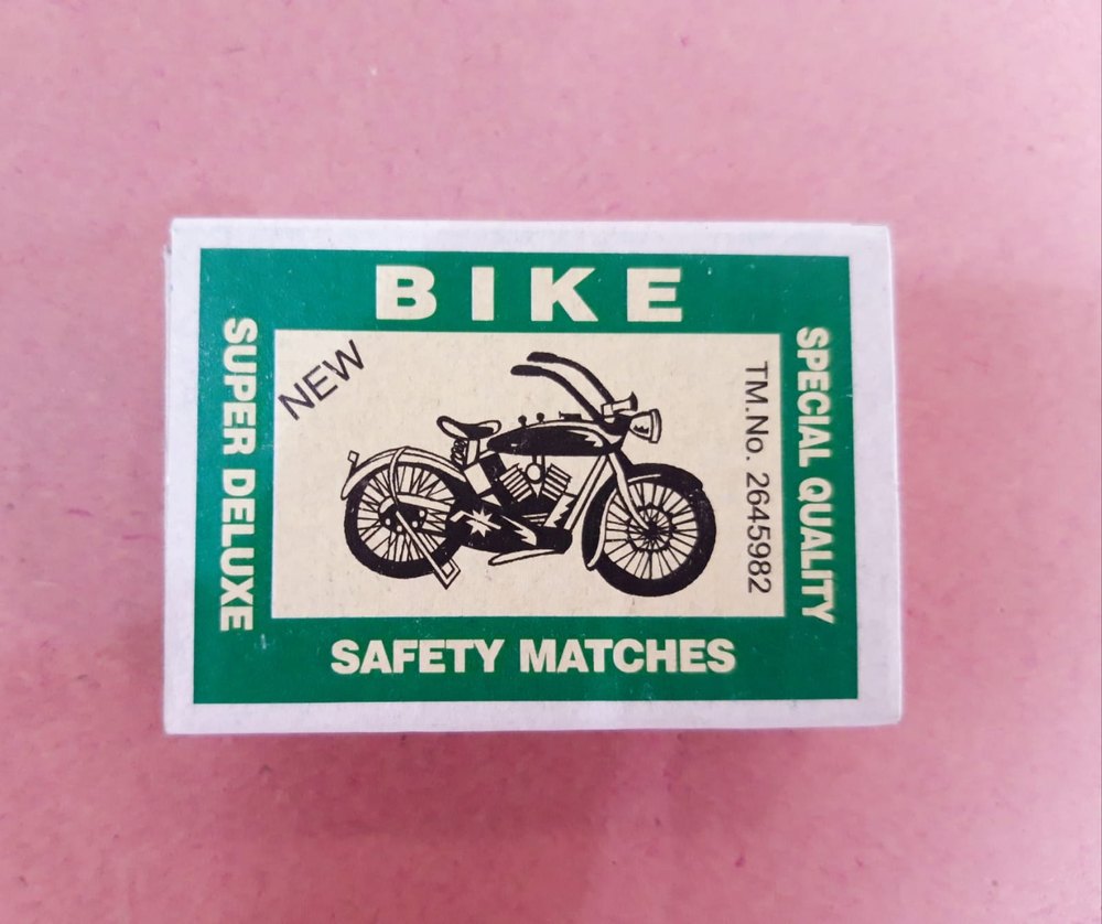 35 Sticks Cardboard Bike Safety Matchbox, Packaging Type: Bundle, Size: 90