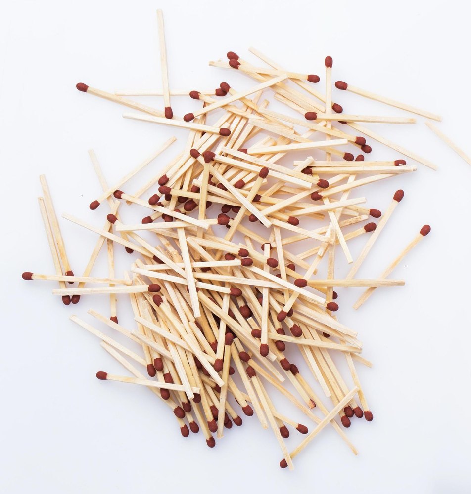 Carbonized Indian Splints Long Matchsticks, Packaging Type: Box