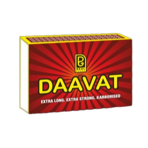 Wood Match Box, No. of Matchsticks - 50