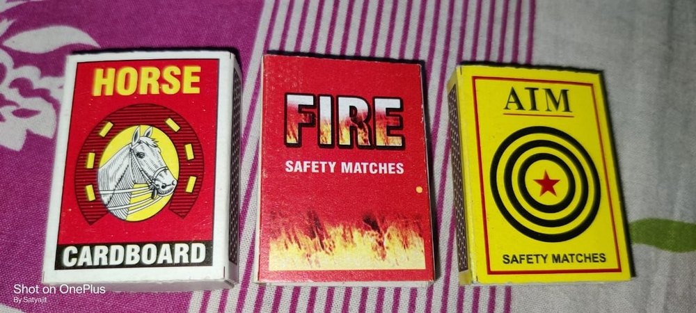 Wood Match Box