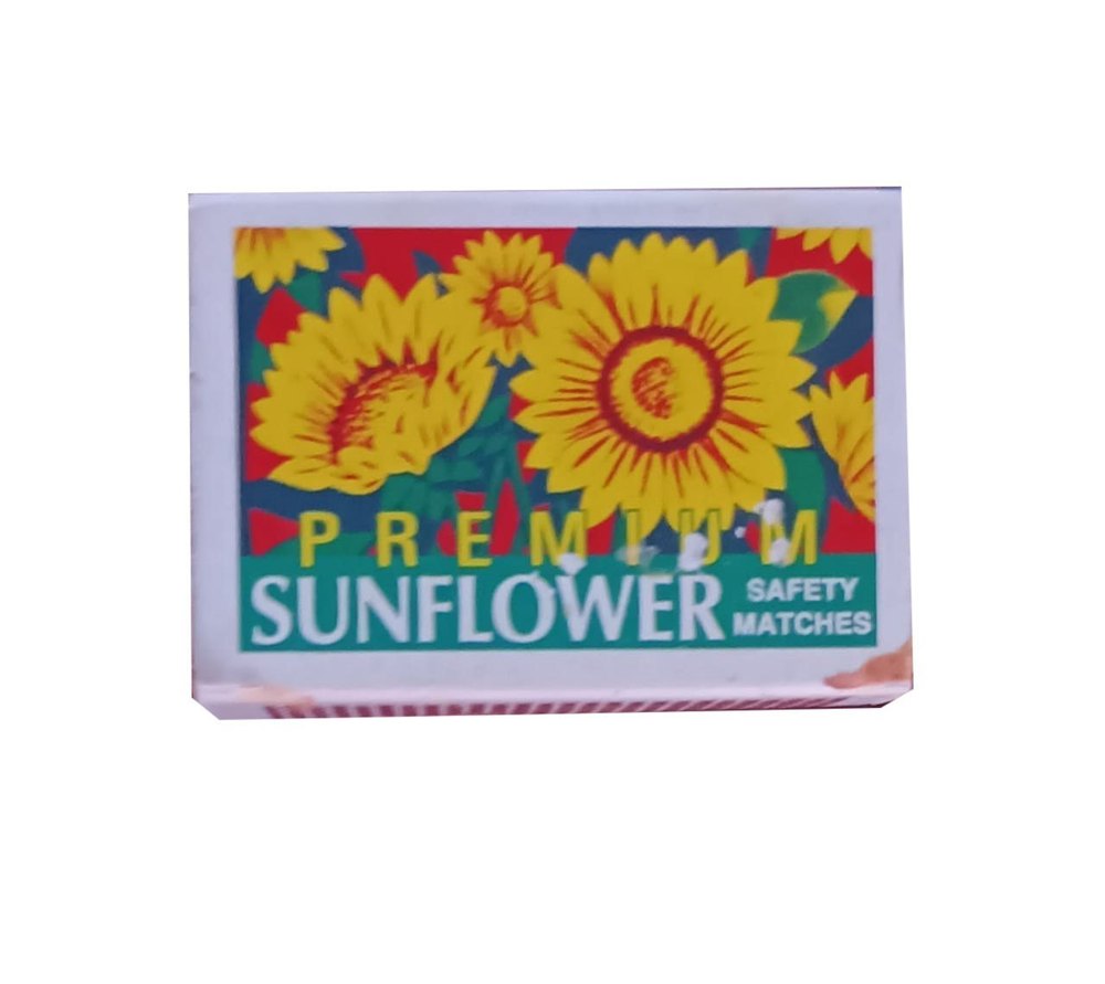 Sunflower Wooden Safety Matches, 30