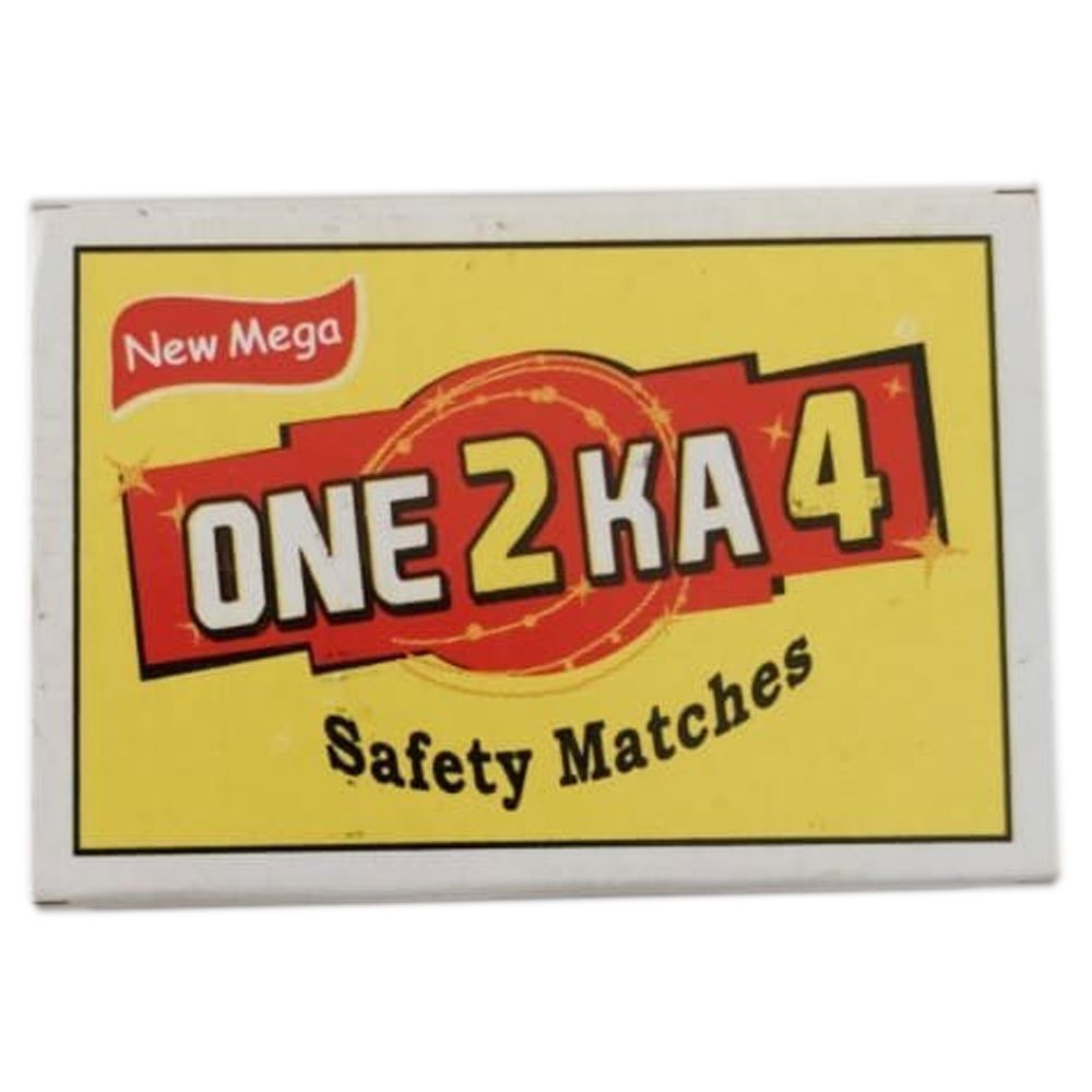 40 Piece Cardboard One 2 Ka 4 Safety Match Box, Packaging Type: Bundle, Size: 3inch