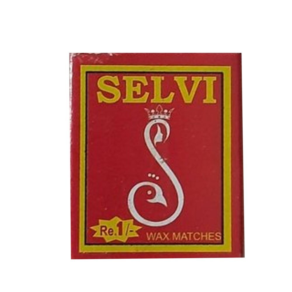 50 Selvi Wax Pocket Match Box, Size: 1.5 Inch ( Length )