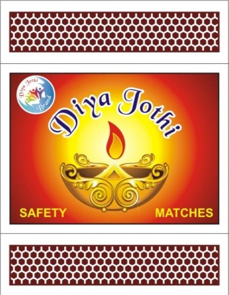 Diya Jothi Match, Packing Type: Multiple Colour Cartoon, 40\'s