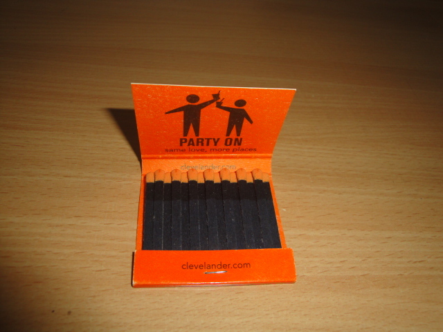 Cardboard Book Match