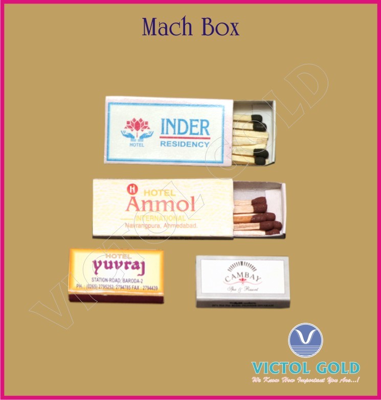 Wood Match Box For Hotel