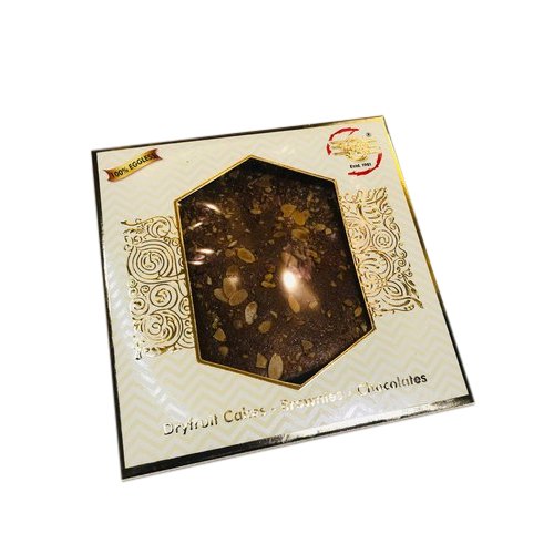 750 Gm Eggless Brownies Cake, Packaging Type: Box