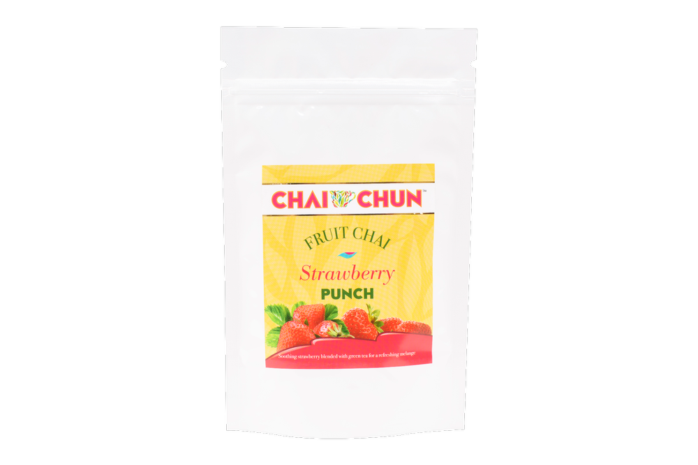 Strawberry Punch Flavoured Green Tea - Flavourful Strawberry Green Tea Loose leaves 100 Gm