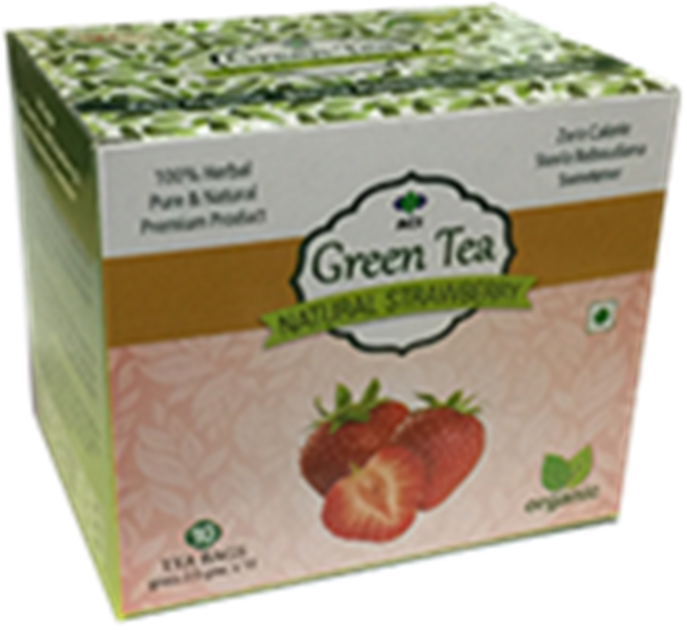 Green Tea Strawberry Flavor