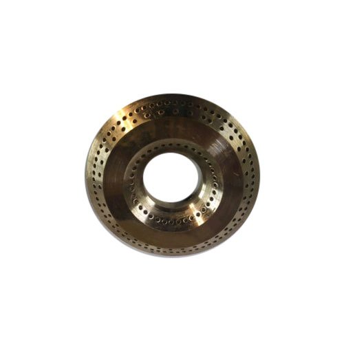 Round Brass Gas Burner, 2 Piece, Size: Small, Large