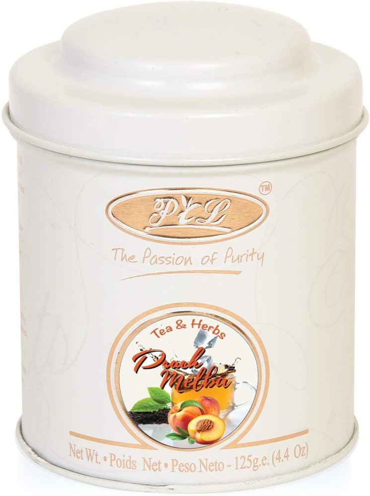 Premiers Peach Melba Tea, In-House Blend, Loose Leaf Tea, 125 gms, 62 Cups, Garden Fresh Tea Blend