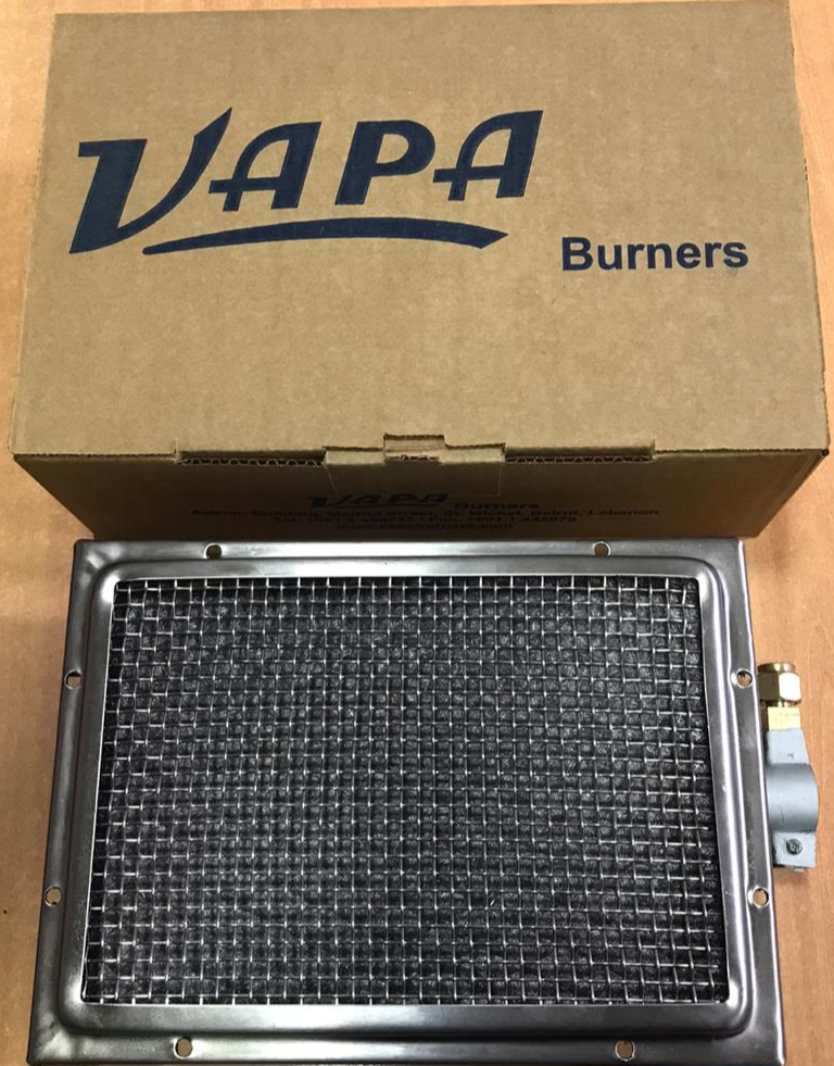 Mild Steel Vapa Infrared Gas Burner, For Commercial, Size: 17 X 24 X 5cm