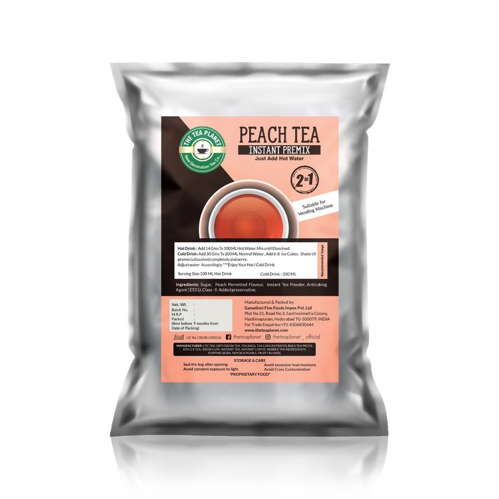The Tea Planet Peach Tea Instant Premix, Packaging Type: Packet, 1 Kg