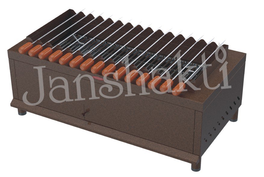 Janshakti Charcoal Barbeque Grill, Size: 900x 450x 350 mm