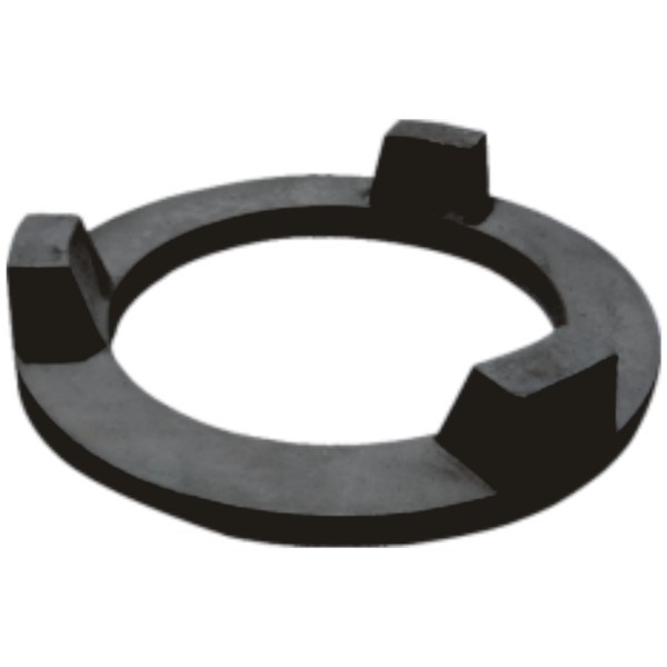 Black CI Round Pan Support