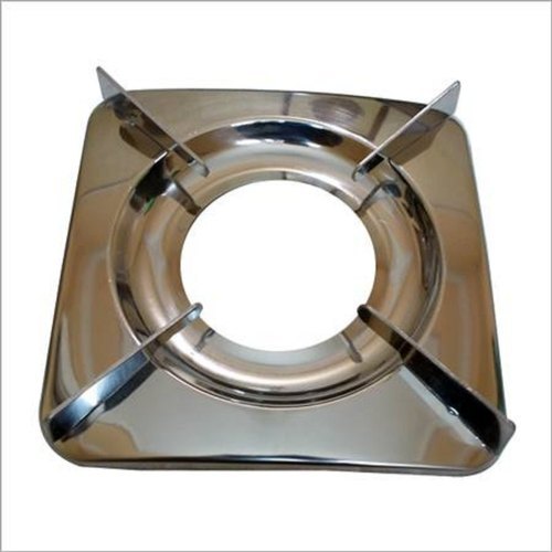 Silver Square Steel Pan Support, Model Name/Number: SSPS4N