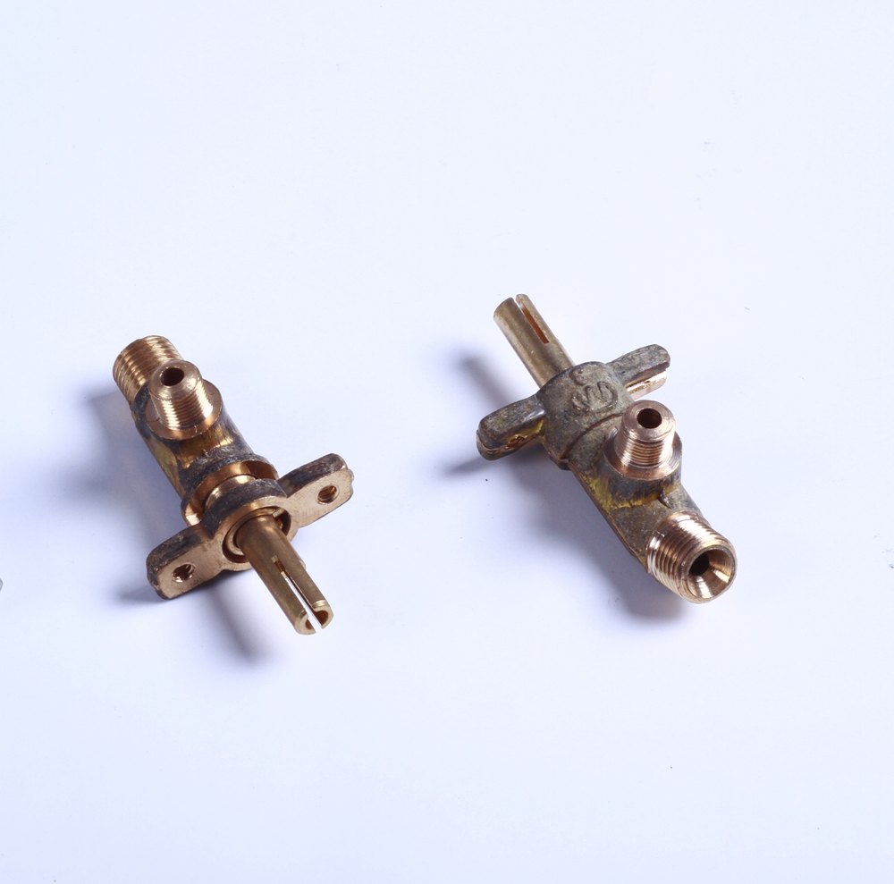 Brass Gas Cock For LPG Gas Stove, 60 - 80 gm